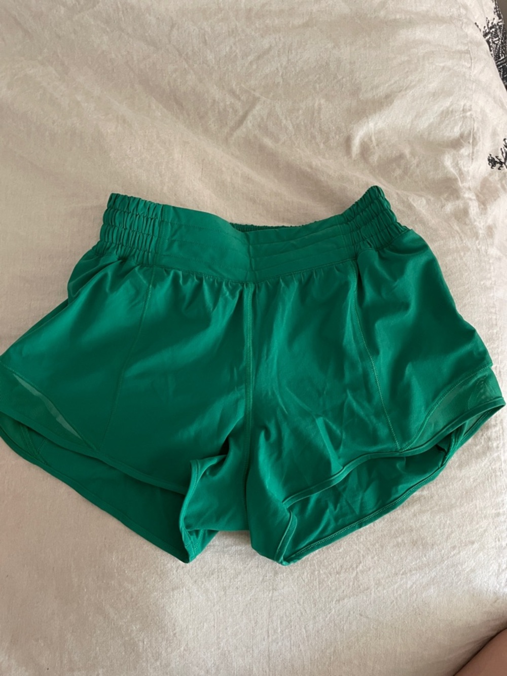 Lululemon Green Running Shorts